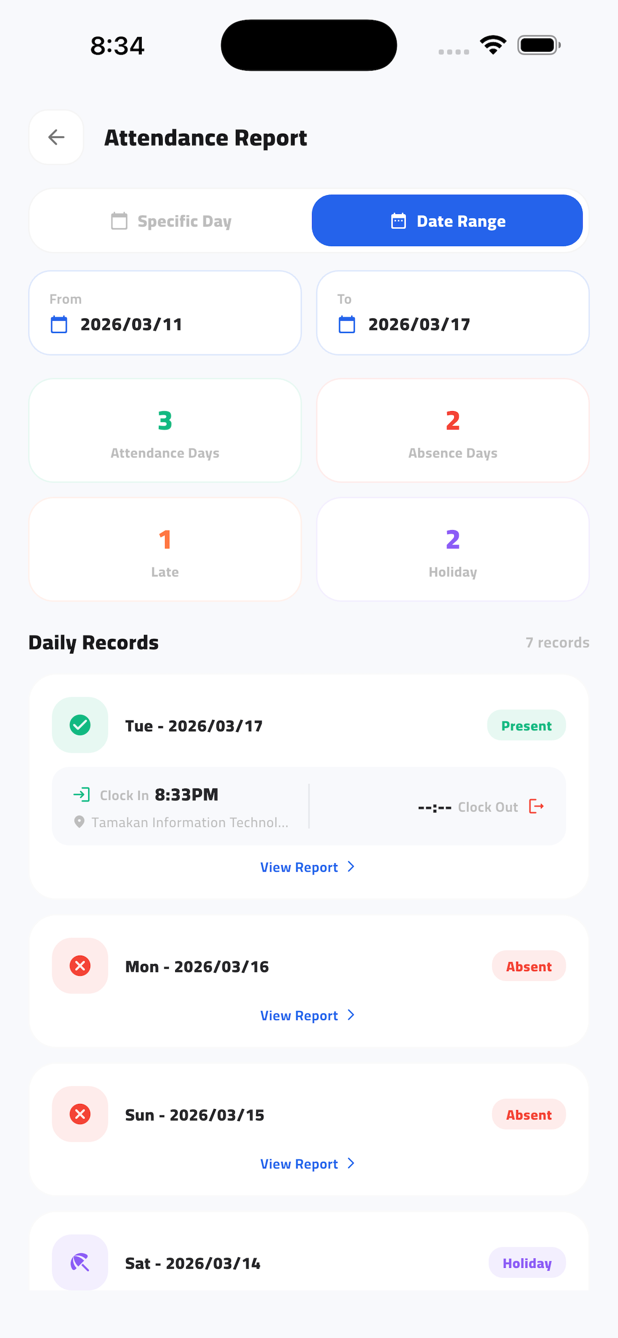 Reports and analytics on iPhone and iPad