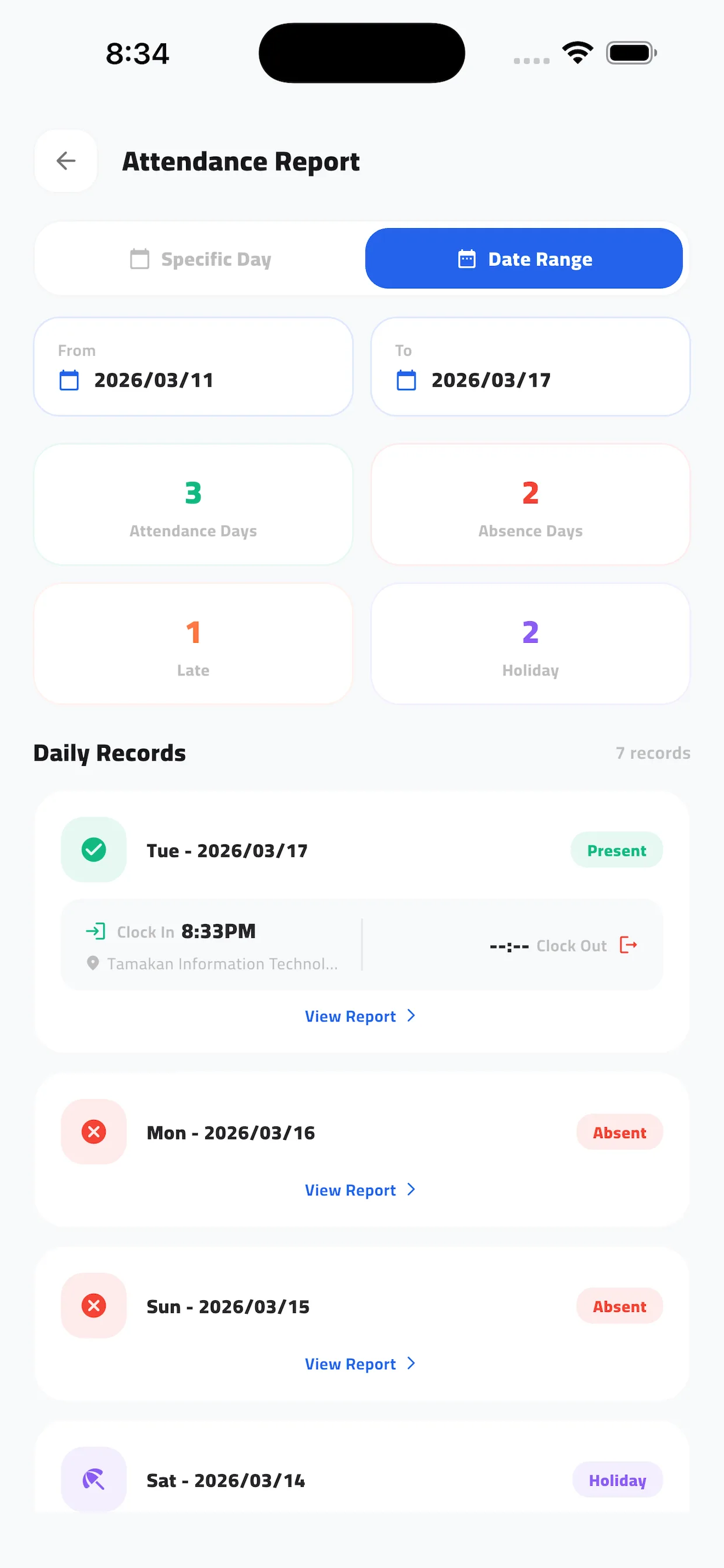 Reports and analytics on iPhone and iPad
