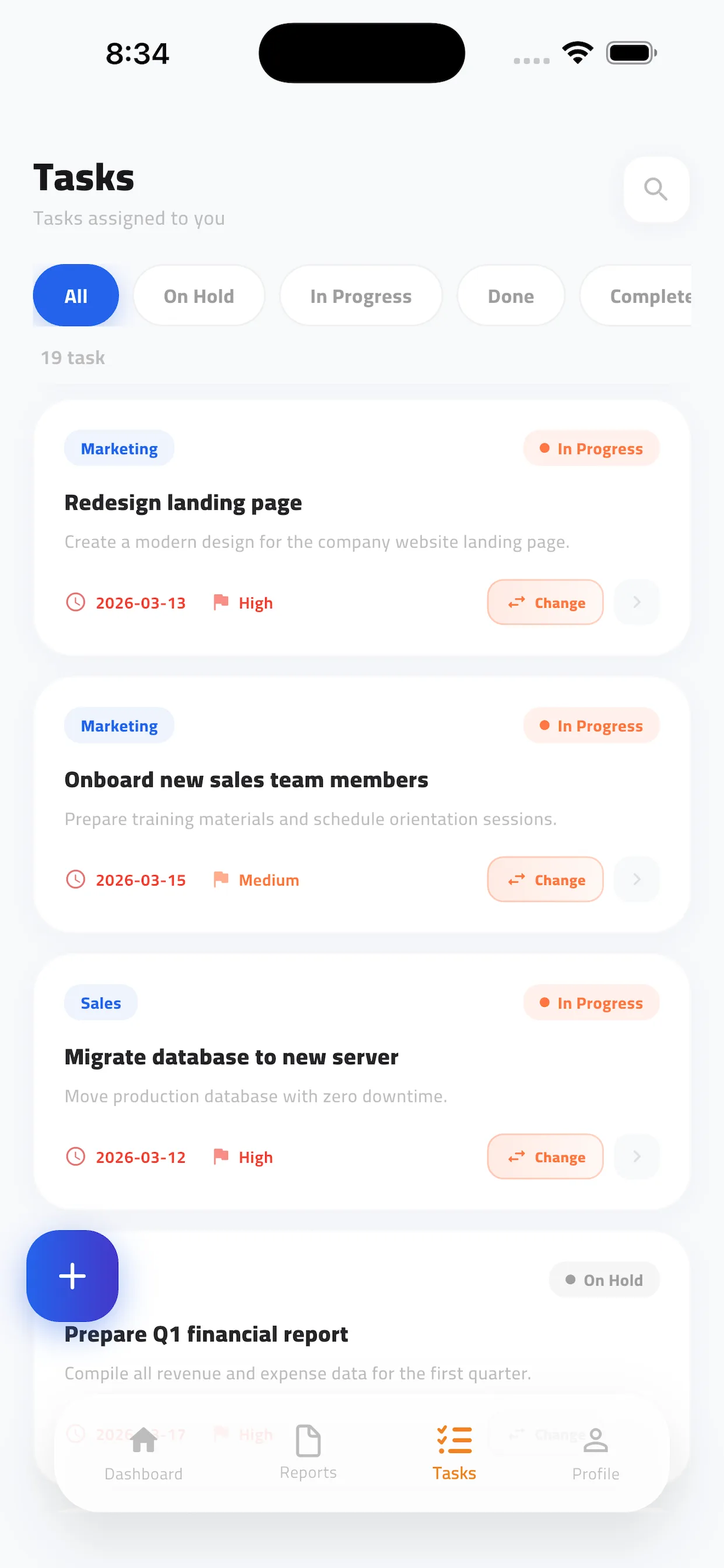 Task management on iPhone and iPad