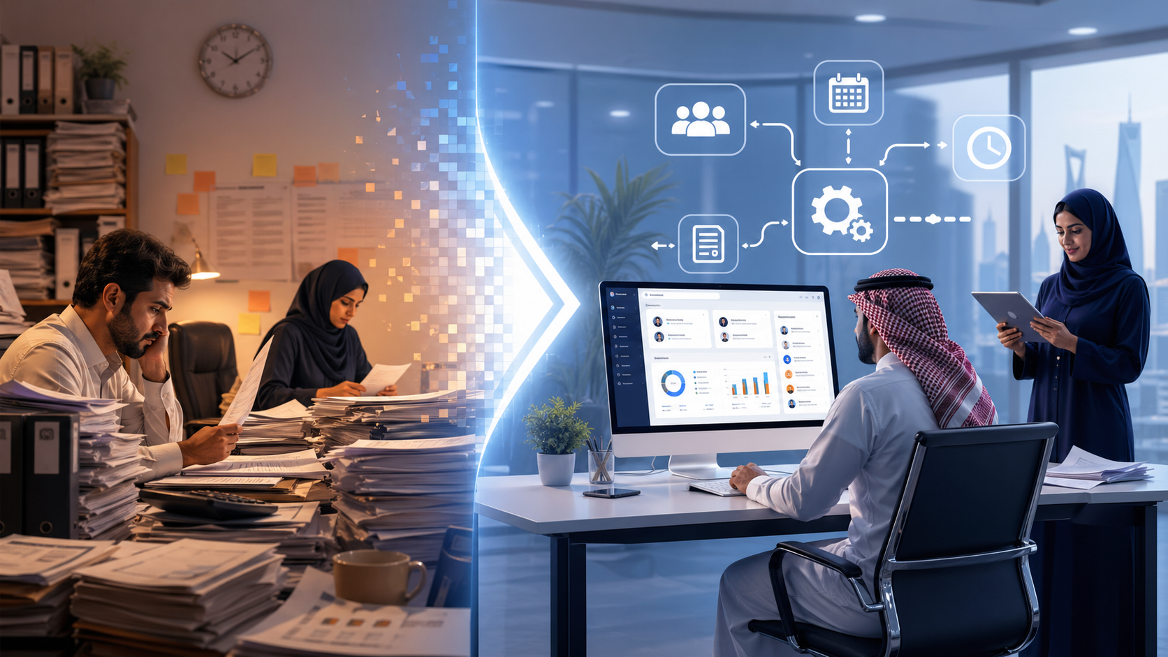 كيف يقلل Passmh العمل اليدوي في الموارد البشرية؟