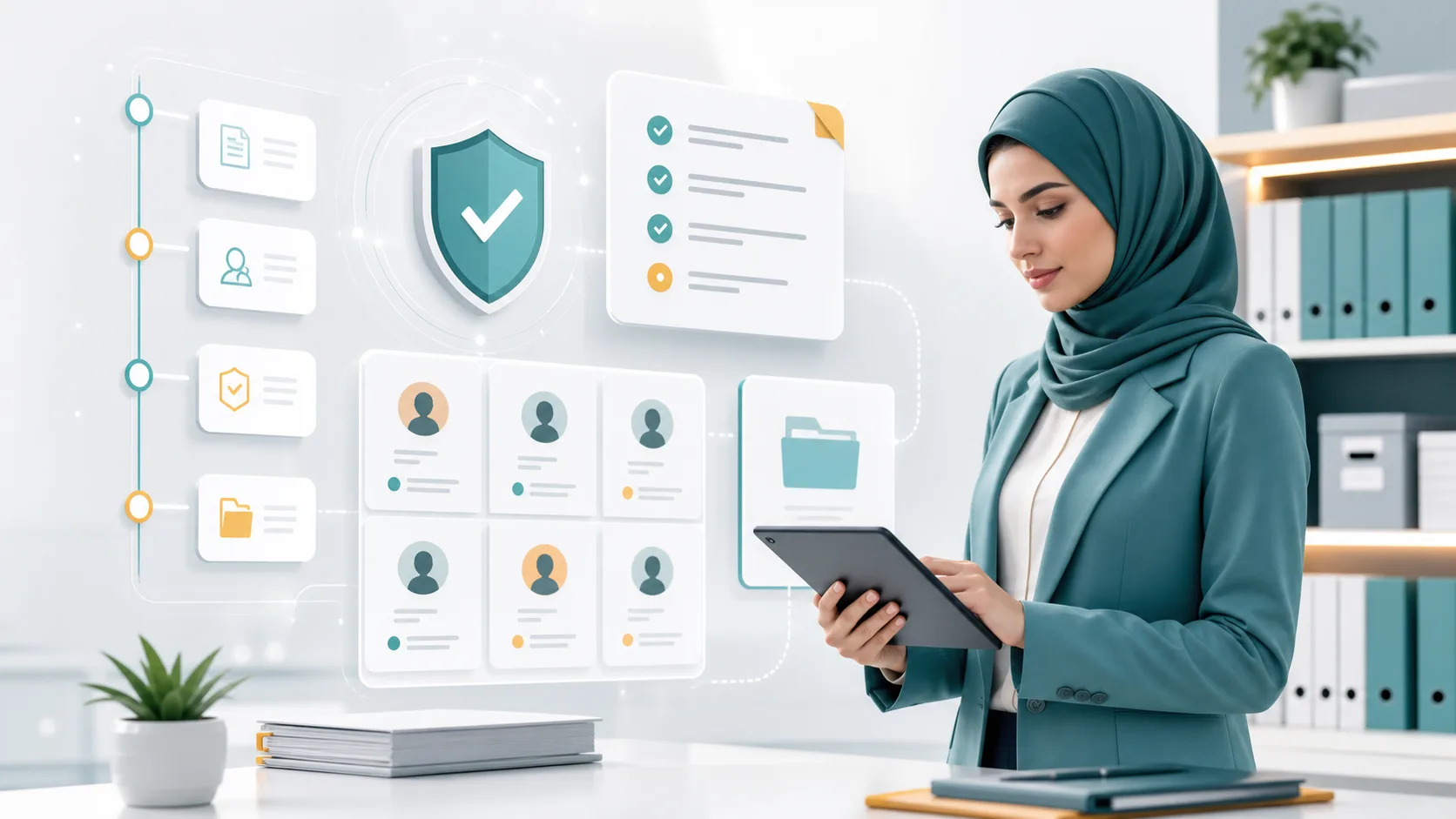 حفظ السجلات ودعم الامتثال الإداري في Passmh