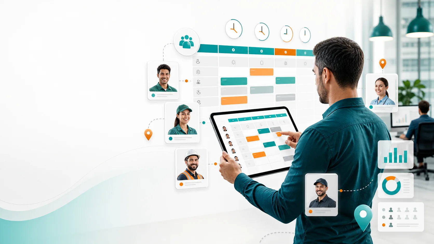 تنظيم الورديات وساعات العمل باستخدام Passmh